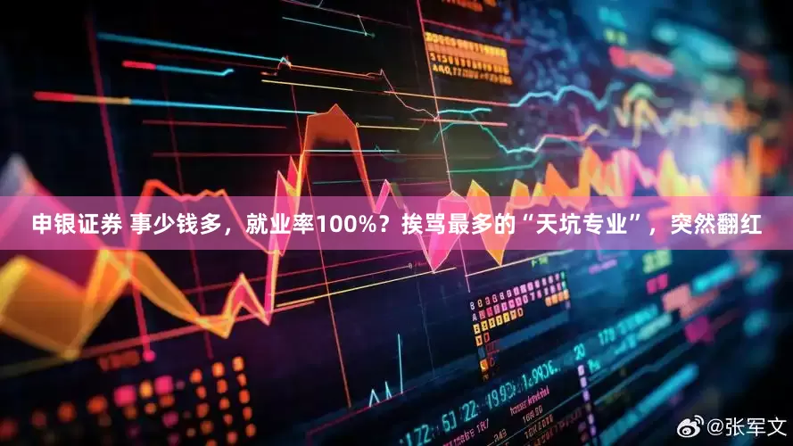 申银证券 事少钱多，就业率100%？挨骂最多的“天坑专业”，突然翻红