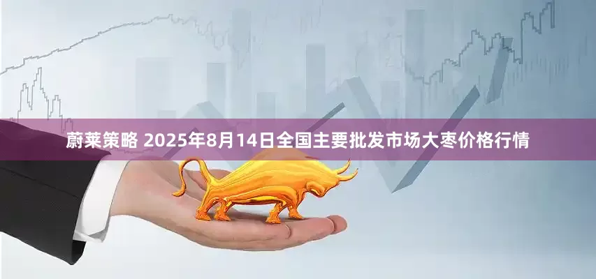 蔚莱策略 2025年8月14日全国主要批发市场大枣价格行情