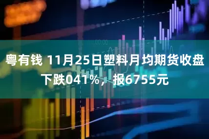 粤有钱 11月25日塑料月均期货收盘下跌041%，报6755元